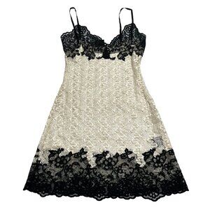 Leslie Amon Camille Dress in Black White
